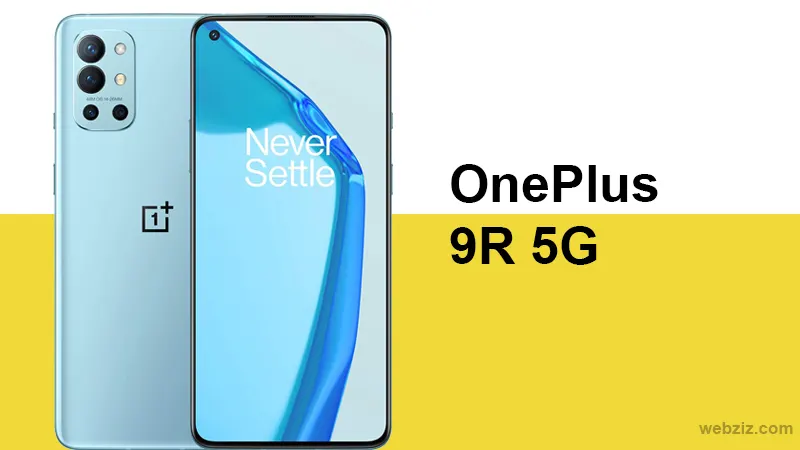 oneplus 9r lake blue color smartphone