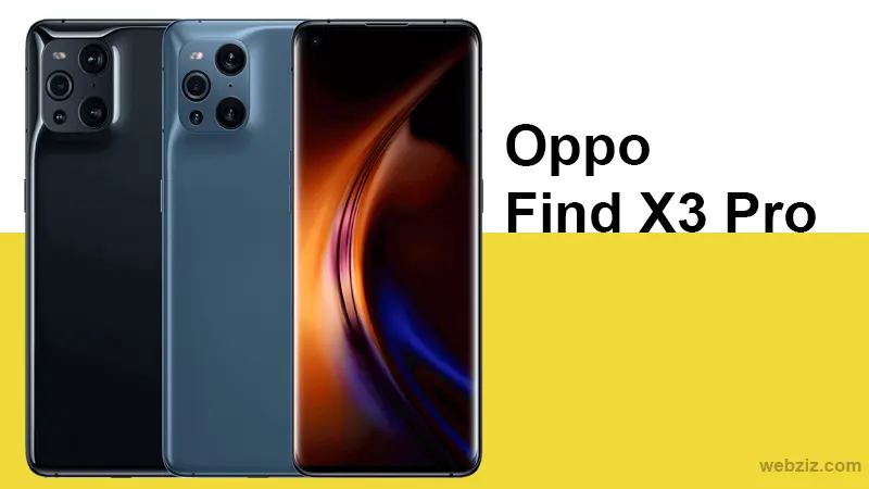 Oppo find x Gloss Black and Blue Color