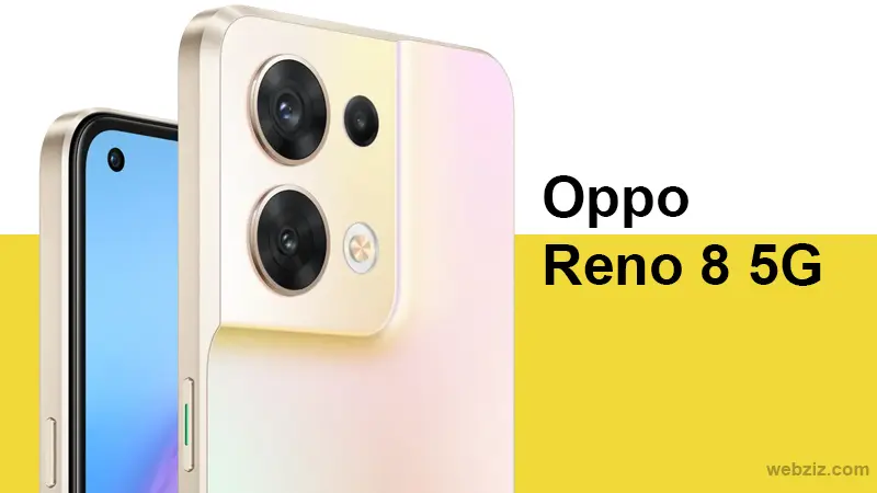 oppo reno 8 shimmer gold color smartphone