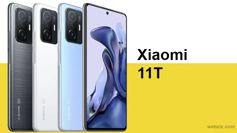 xiaomi 11t meteorite gray, moonlight white, celestial blue color