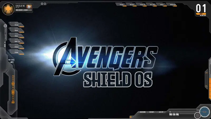 avengers shield os skin for gamers