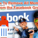 how to remove all members from the facebook group